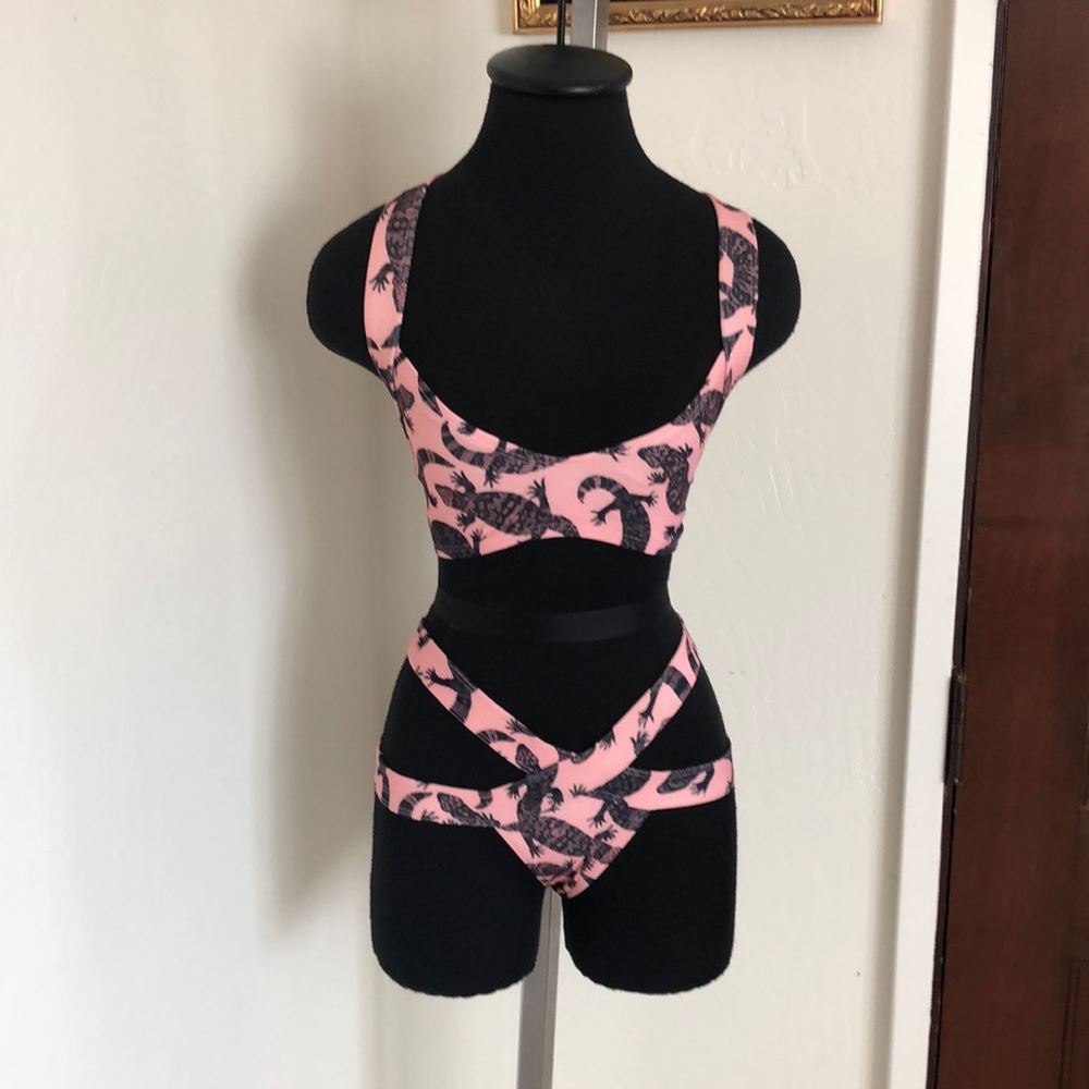 Velvet sphynx bikini